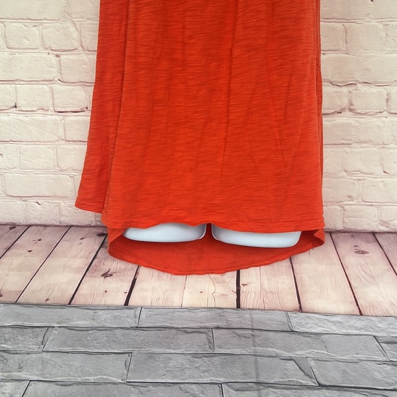 Matilda Jane ruffle sleeve orange top size large - Picture 7 of 8